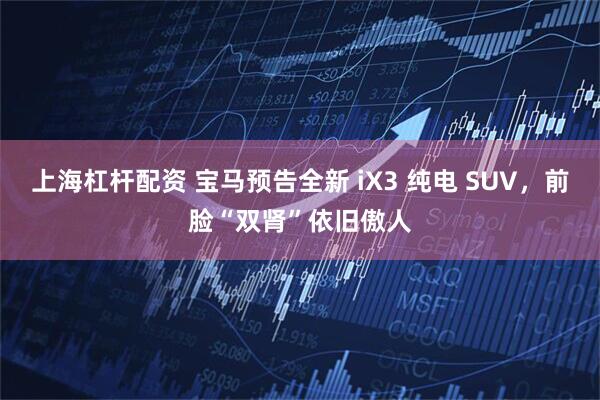 上海杠杆配资 宝马预告全新 iX3 纯电 SUV，前脸“双肾”依旧傲人